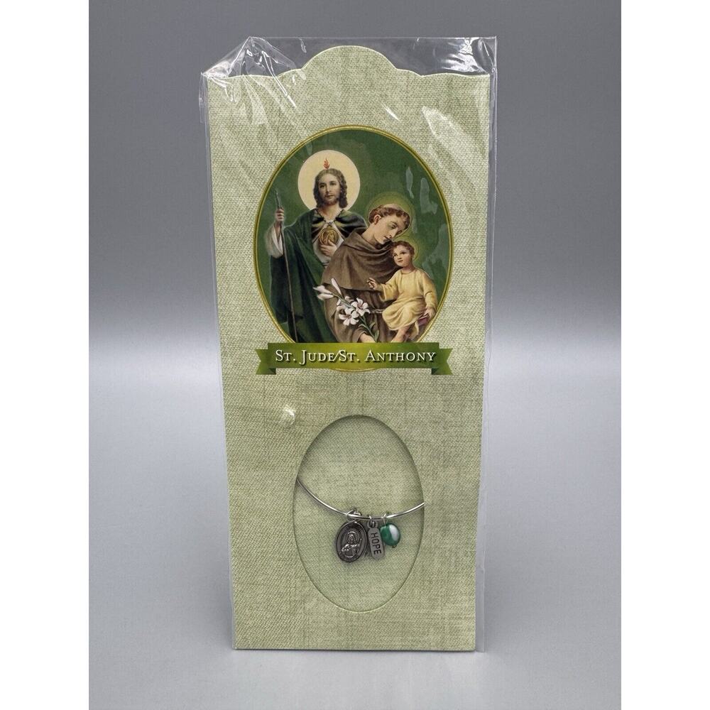St. Jude / St. Anthony Healing Hope Pendant Necklace